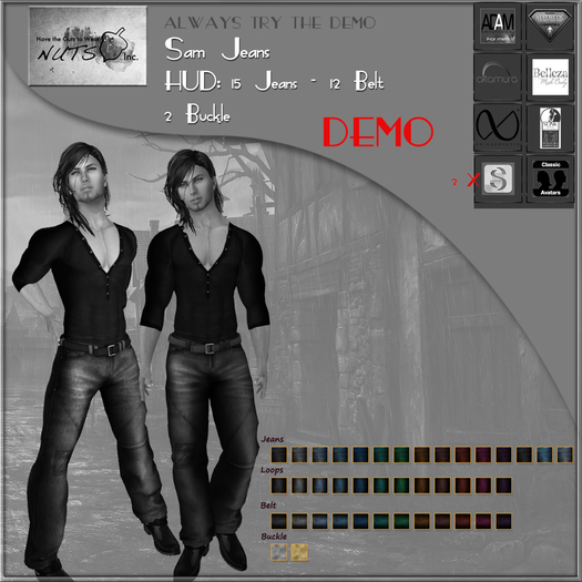 NUTS Inc - Sam Jeans DEMO - Wear/Add me