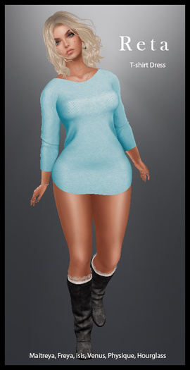 *Shae's Reta Dress Solid Aqua