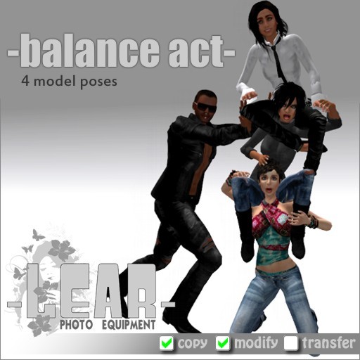 -LEAR- balance act NEW group pose
