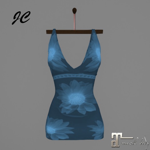 ** JC ** Susan Blue Dress - Maitreya