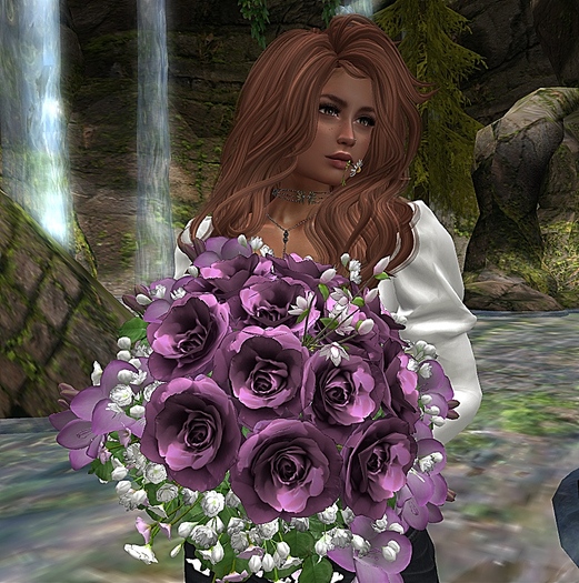 CJ Rose Bouquet Dusty Rose with Magnolia - Box - rezz