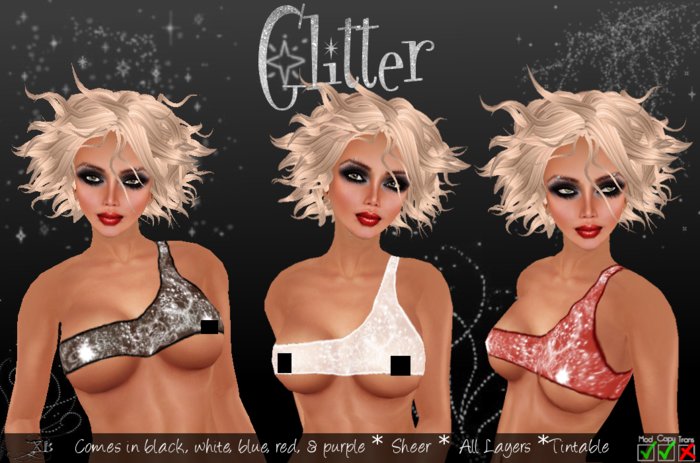 Glitter tops