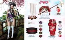 Luas Sayuri Obi Blue & Coral