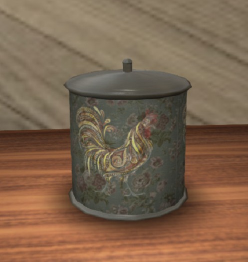 HHVET Victoriana - Rooster Can Decor