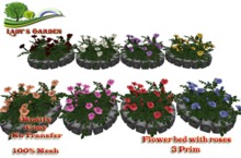 Lady's Garden - Flower bed with roses 3 Pim