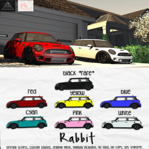 [LUxES] Rabbit (Black) *RARE* Box & Damaged Paint SOI