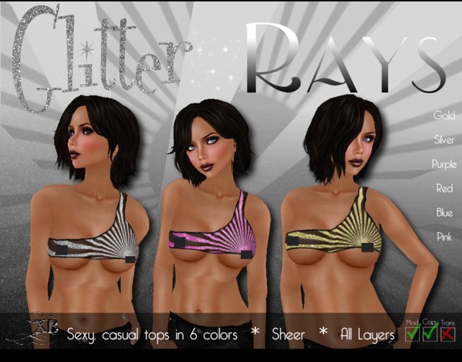 Glitter Ray Tops