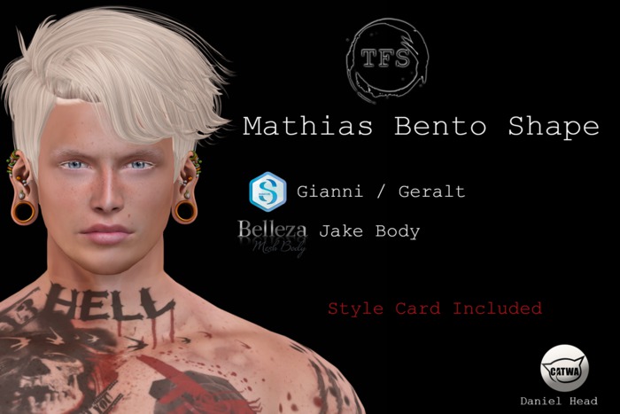 TFS - Mathias Bento Shape for Catwa Head Daniel