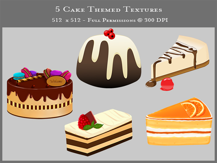 Cake Themed Textures - Full Perms