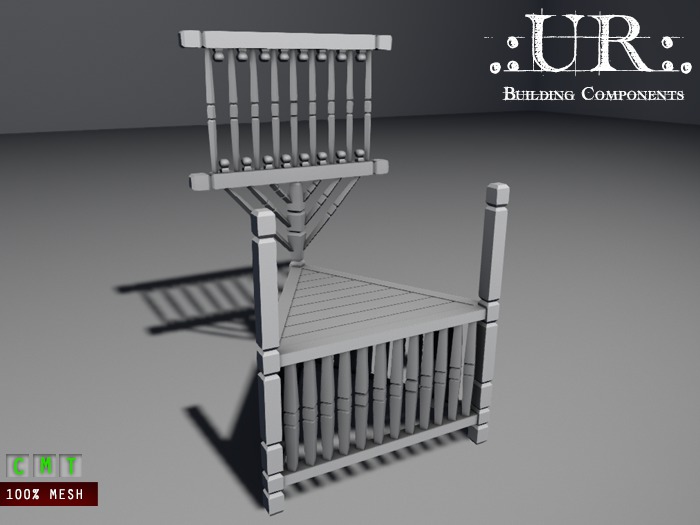 .:UR:. Gothic Collection - Throne (full perm mesh)