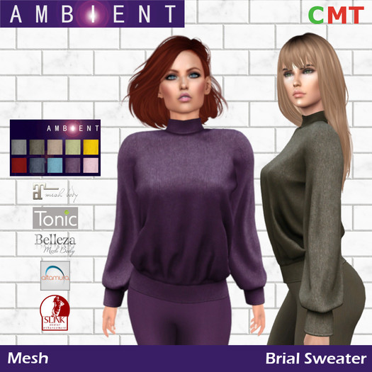 [AF] Mesh Brial Sweater (BOXED)