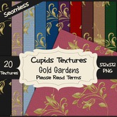 *Cupids Textures * 20 GOLD GARDENS