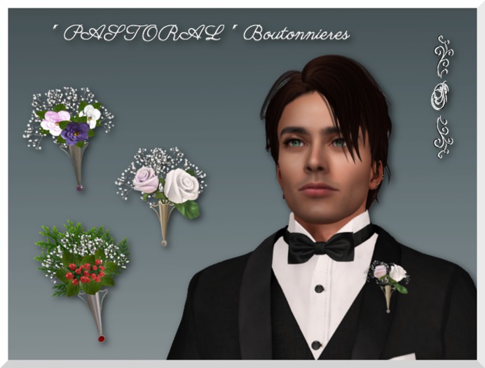 "PASTORAL"  Boutonnieres