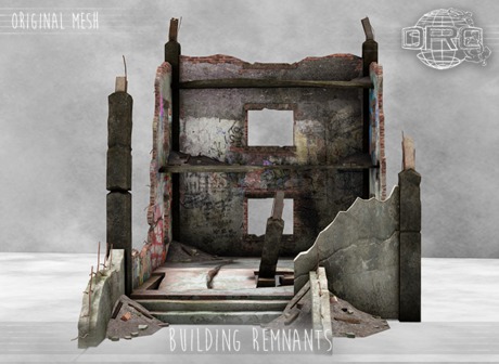 Drd Build Second Life Marketplace - -DRD- Building Remnants - Destroyed