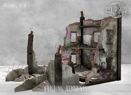 Drd Build Second Life Marketplace - -DRD- Building Remnants - Destroyed