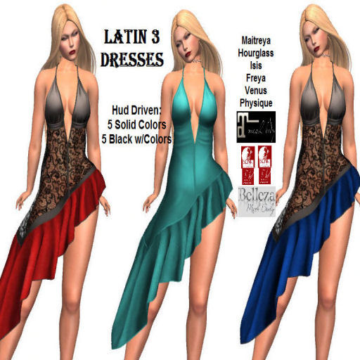 *MM* Latin 3 Dresses