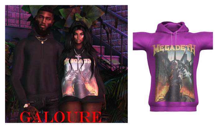 G // PointLess Hoodie - Purple #PRINT