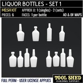 Tool Shed - Liquor Bottles - Set 1 Mesh Kit