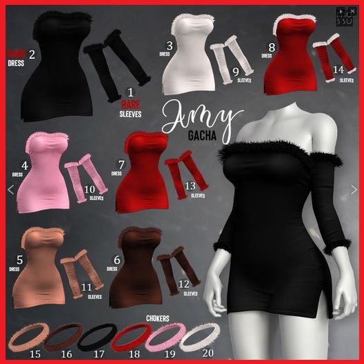 Mossu - Amy(13).Sleeves - Red - HG