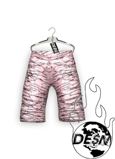 DE$N - BARBWIRE PINK SHORTS