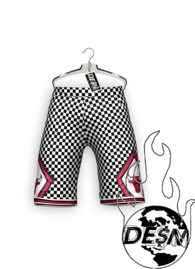 DE$N - BULLS CHECKER SHORTS