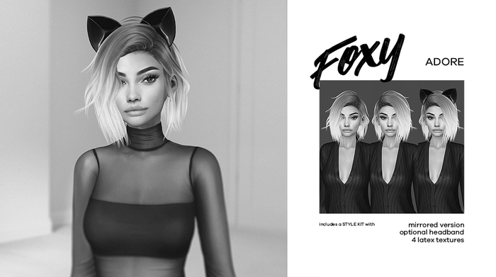 #Foxy - Adore Hair DEMO (wear to unpack)