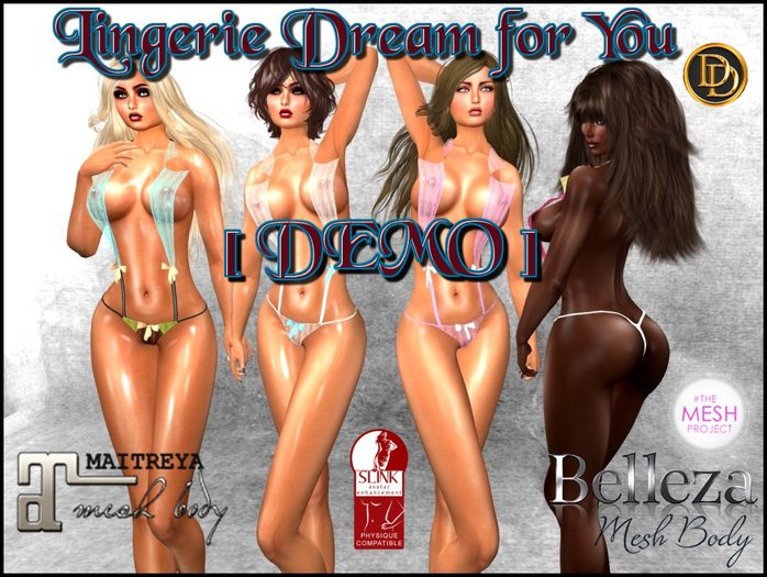 ☾ⅅⅅ☽ LINGERIE DREAM for YOU Maitreya Belleza Slink TMP [ DEMO ]