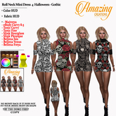 AmAzInG CrEaTiOnS Roll Neck Mini Dress 4 Gothic