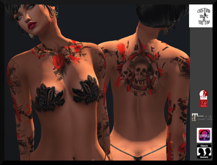 F19 punk Custom M&C tattoo