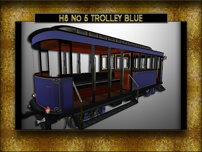[H8 MOTORS] No5 Trolley BLUE 