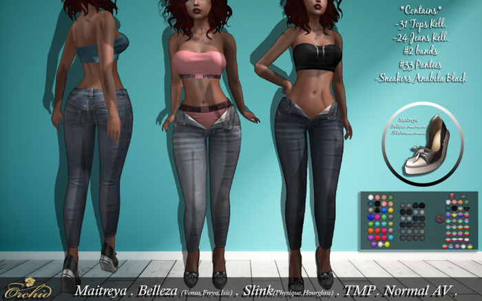 Outfit Kell HUD *ORCHID*