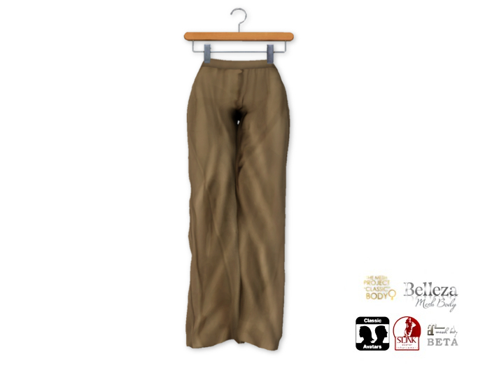 {amiable}Mesh Wide Leg Maxi Pants for Flat01