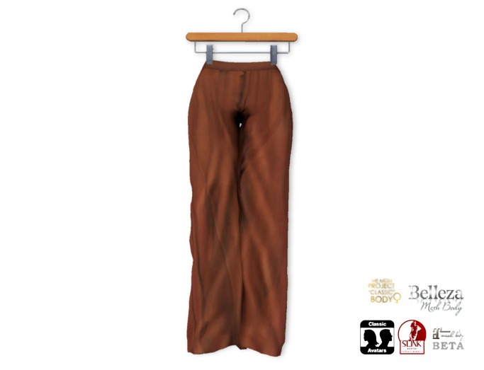 {amiable}Mesh Wide Leg Maxi Pants for Flat05