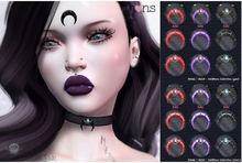 MONS / MESH - HalfMoon Choker (purple) gold RARE