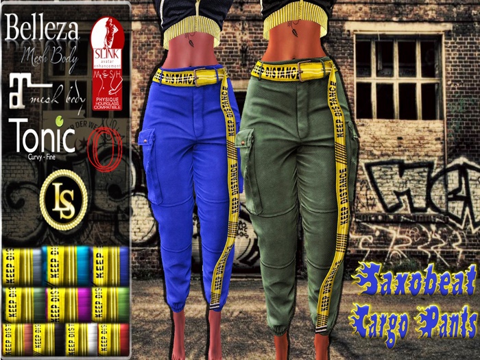 .~LS~SAXOBEAT CARGO PANTS / HUD 