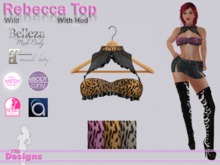 Rebecca Top With Hud Wild