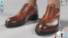 Full Perm None Rigged Men's Slip-On Shoes