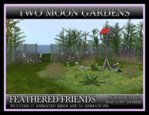 TMG - FEATHERED FRIENDS - Landscaped Garden with animated birds