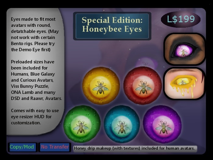 [WW] Special Edition, Honeybee Eyes