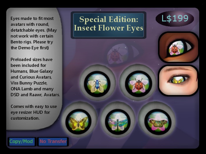 [WW] Special Edition, Insect Flower Eyes