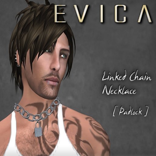 EVICA - Linked Chain Necklace - Lock M