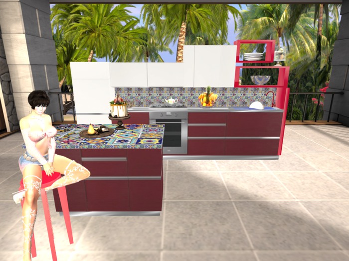 Linear design kitchen Capri