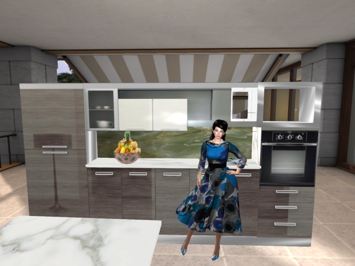 Linear kitchen design City Chic