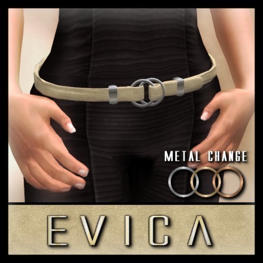 EVICA - Looped Ring Belt - Camel