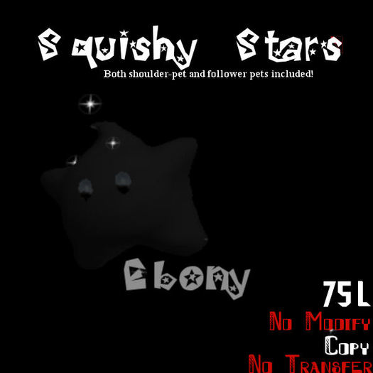Squishy Star Ebony Box