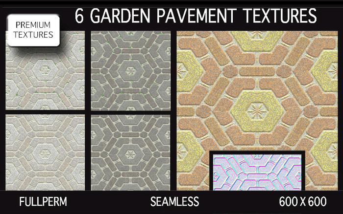 GARDEN PAVEMENT TEXTURES