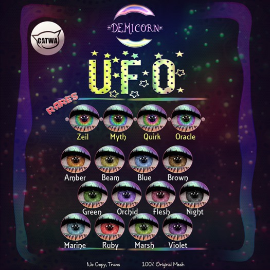 {Demicorn} UFO Eyes - Violet