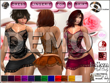  ☾ⅅⅅ☽-ڿڰۣ-ღ Dress Lingerie Top & Skirt ღ-ڿڰۣ- [ DEMO ]