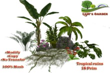 Lady's Garden - Tropical ruins 18 Prim
