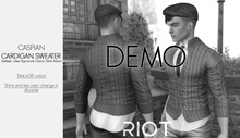 RIOT / Caspian Cardigan Sweater - Demo